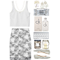 A fashion look from July 2015 featuring crop top, white skirt and Joe's Jeans. Browse and shop related looks.