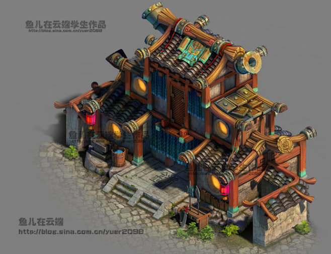 三转二游戏场景 Q版游戏场景