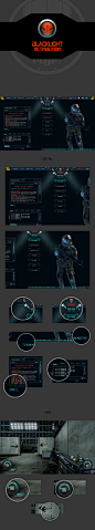 Black Light Retribution Concept UI on Behance