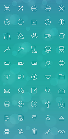 Rzhaoweijun采集到20+ Fresh & Free Icon Sets f