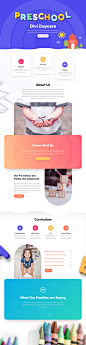 Day care landing page