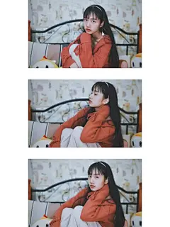 方大叶手机自拍女头像壁纸