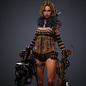 Lady Zhiva Void Girl, SANGHYUN KIM : I've made an adaptation of BHEAD's Figure "LADY ZHIVA VOID GIRL."