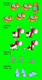 Videogame Graphics — Shiba Thief : Graphics for a Platform videogame. Cute cartoon style.