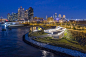 Hunter's Point South Waterfront Park : The park’s recently completed second phase offers New Yorkers an "urban wilderness;" pathways snake along the site’s contours and in between newly re-introduced wetlands and the water’s edge. Plantings enge