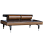 Mid-Century Modern Thonet Daybed Sofa Restored at 1stDibs