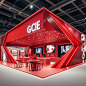 architecture interior design  3D Exhibition  exhibition stand expo booth design Event ai design