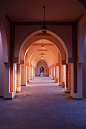 Arched Hallway