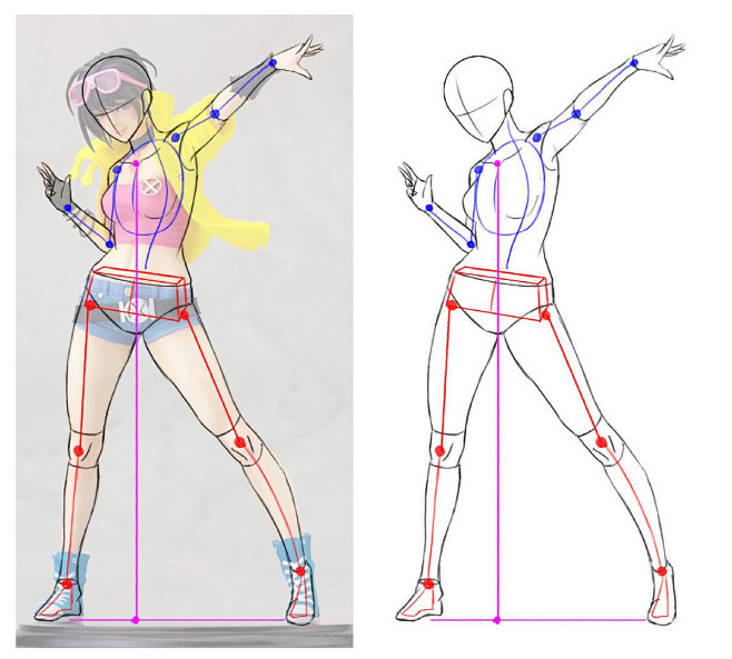 人体动态人体素材/人体参考 动态POSE...