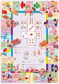 The Valentine's Monopoly : The Valentine's Monopoly Illustration for Milk X Magazine | Issue 102 | Hong Kong