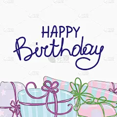 可爱的,生日礼物,绘画插图,包装纸,节日,举起手,周年纪念,事件,贺卡,背景分离