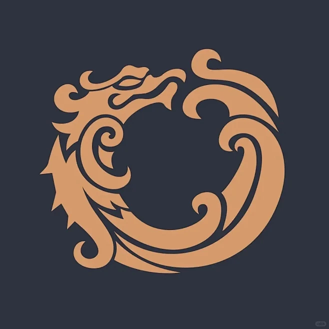 龙纹图片_扁平icon图片素材-花瓣网