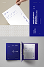 brand logo arq arch Stationery industrial deco cards identity blue