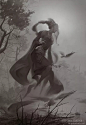 美国概念设计师 Peter Mohrbacher，他自创了一个神明世界 Angelarium。