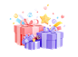 Birthday Gifts 3D Icon