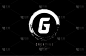 company business g letter alphabet circle logo