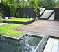 modern pool and deck