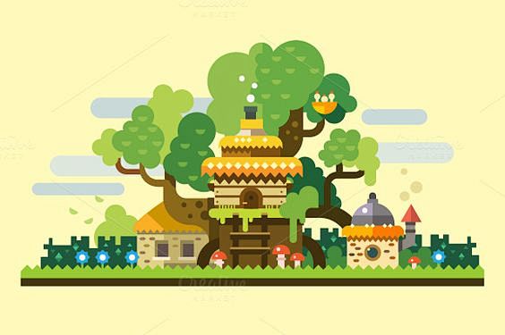 Fantastic landscape,...