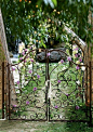 flowers with gates...