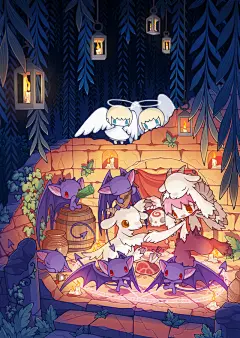 #オリジナル 黒魔術の宴 - やもり的插画