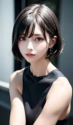 短发女孩 | 无界AI