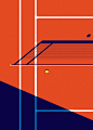 Fubiz Talks 2016 – Meet Malika Favre – Fubiz Media Tennis Clubs, Sport Tennis, Arte Digital, Tennis Posters, Sports Art, Minimal Photography, Sport Photography, Flat Illustration, Graphic Design