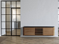 Wall-mounted oak TV cabinet ADARA | TV cabinet by Momocca