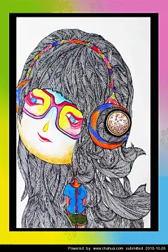 纸色布丁的插画画廊展厅 中国插画画廊 #采集大赛#