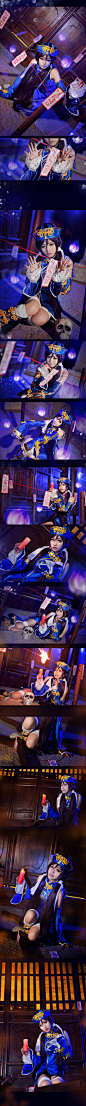 流一喵的cosplay正片 【#lovelive!# 】【那么，你要怎么揭开这只僵尸的符咒呢~】 | 半次元-ACG同好社群