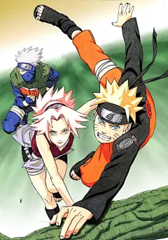 NARUTO -ナルト- 《火影忍者》 原画 #岸本齐史# 漩涡鸣人 春野樱 旗木卡卡西