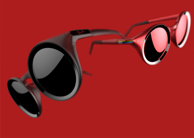 千禧年，女性，Ray Ban，眼镜，雷朋...