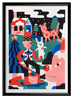 #插画# 一组魔性插画，想不想穿越到这样的世界？丨works by Soña Lee ​​​​