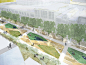 a proposal for a pedestrian plaza in Berkeley designed by landscape architect Walter Hood. 