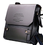 Men's Faux Leather Shoulder Messenger Bag Briefcase Satchel ACM3: 