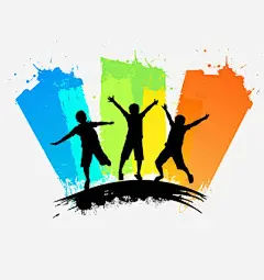 欢呼的人群免抠素材 页面网页 平面电商 创意素材 png素材