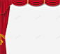 大红色窗帘婚庆背景片 页面网页 平面电商 创意素材