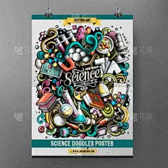 科学,乱画,手,动画片,生物学,商务,健康保健,显微镜,绘制