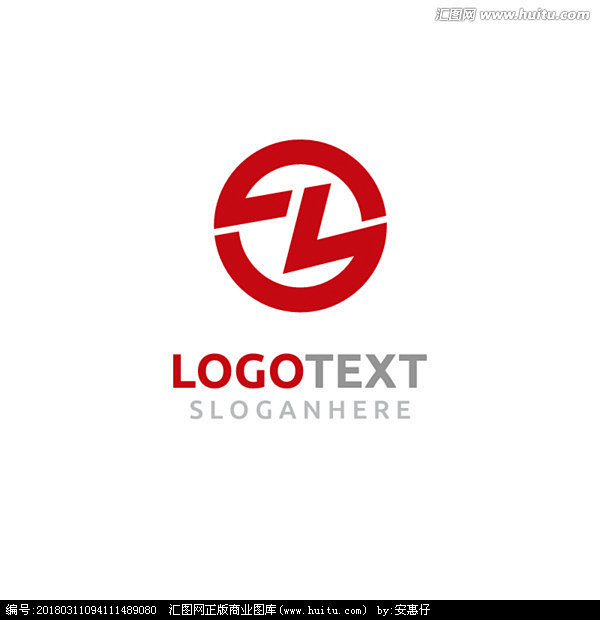 Z L 字母原创标志logo