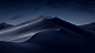 苹果macOS Mojave 莫哈韦沙漠晚上风景壁纸