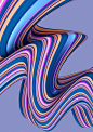 Colourful  fast flow movement simple speed Technology abstract lines luxury