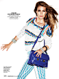 Ellie Ross is a Prints Master for Cosmopolitan November 2012 by Francisco Garcia