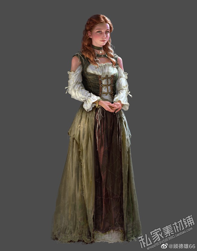 欧美写实 欧美立绘 欧美角色设计 阿瓦隆之王 欧美魔幻 角色设计 角色元素 角色立绘 角色美宣 半身像 (53)