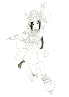 古风线稿_古代俊男美女_DaMai__0103