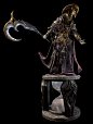 Crypt Keeper Statue, Cliff Schonewill : *Large images, expand and magnifying glass if you wish* I made this statue for a crypt room in Revival housing (revivalgame.com). I wanted to approach it differently though, and essentially made a fully fleshed out
