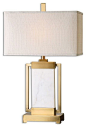 Marnett White Marble Table Lamp - transitional - Table Lamps - Expressions of Time, LLC