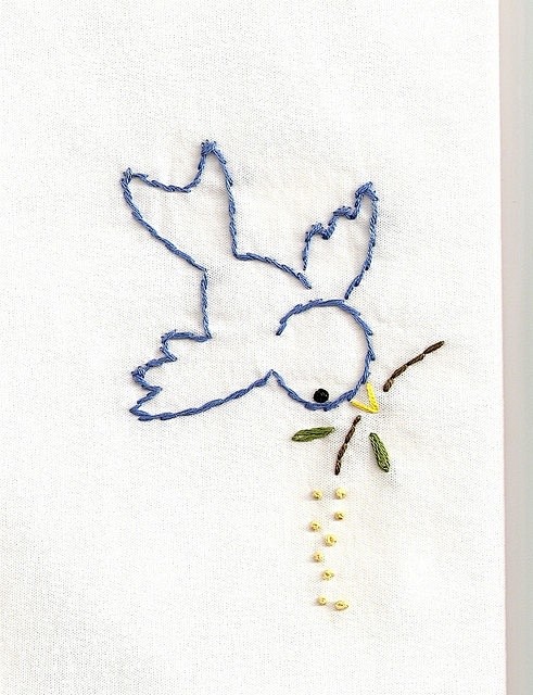 simple embroidered b...