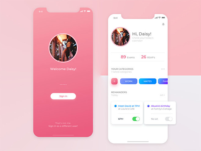 12个App登录注册页面设计 - 优优教...