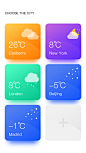    4    4_UI-彩色卡片 _app-天气采下来 #率叶插件，让花瓣网更好用#
