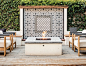 Spanish Revival House - Mediterranean - Patio - Sacramento - by Colossus Mfg. : Outdoor living space in backyard features a fire pit and a cement tile fountain.