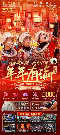 年年有渝新年海报-源文件